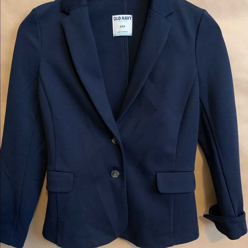 Navy blue blazer